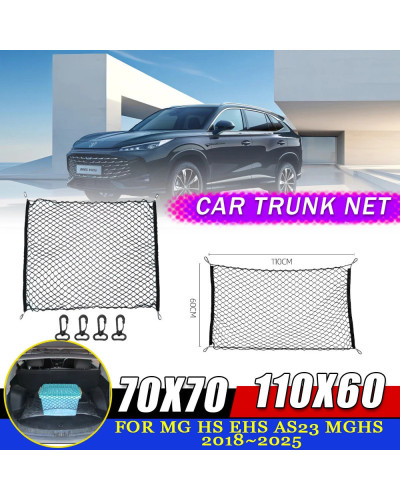 Car Trunk Mesh for MG HS EHS AS23 MGHS 2018~2025 Luggage Cargo Net Sto